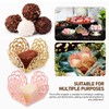 SEWACC 100pcs Truffle Wrappers Liners Mini Cupcake Liners, Paper Chocolate