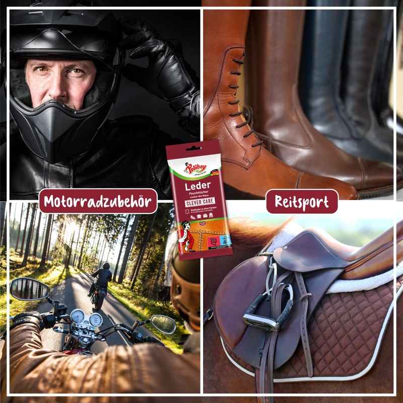 Poliboy Leather Wipes Perfect Cleaning for Smooth and Artificial Leather