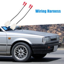 A ABSOPRO Car Speaker Wire Adapter Connector Harness Plastic White (Set of 2)