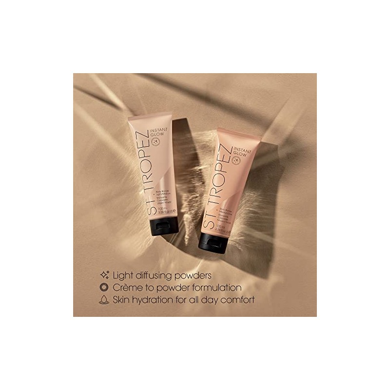 St. Tropez Instant Glow Face & Body Bronzer Makeup 100ml,