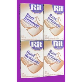 Rit Laundry Treatment 2oz Rust Remover. Removes Rust Spots from Fabric Pack of 4