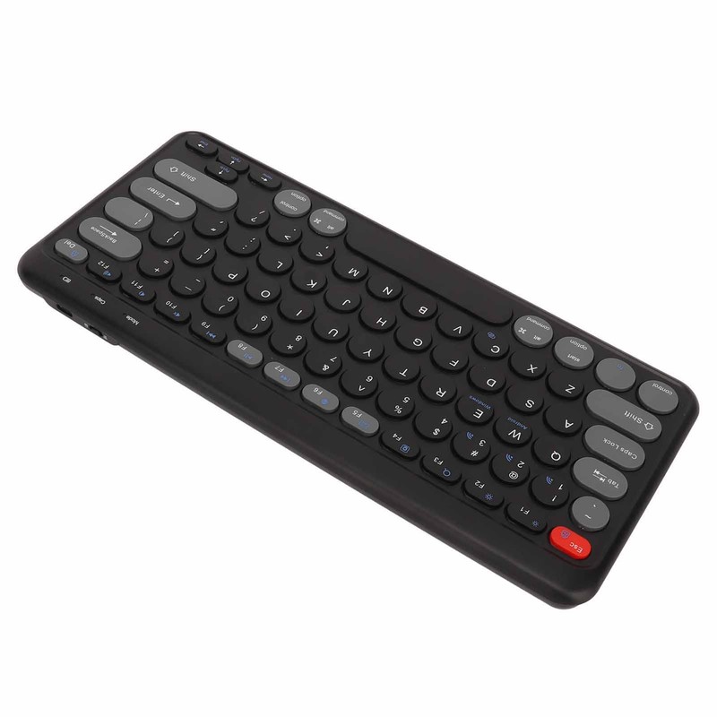 Compact Round Keycaps Mini Keyboard Wireless Bluetooth 2.4G Dual Mode