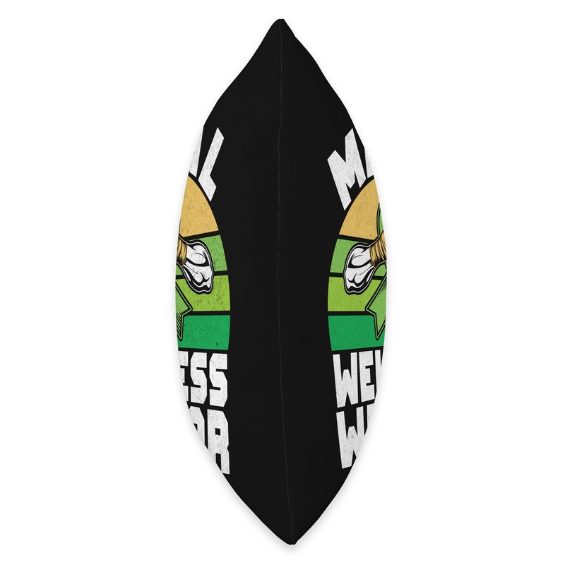 Mental Wellness Warrior Mental Health Throw Pillow