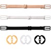 Aweso 3 Pack Non-slip Women's Elastic Bra Strap Holder &