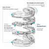 ParaTO2 Dispositivo De Avance Mandibular. Ajuste Fácil Y Múltiple
