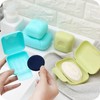 RETON 4 Pcs Travel Soap Container, Portable Soap Holder Dish,