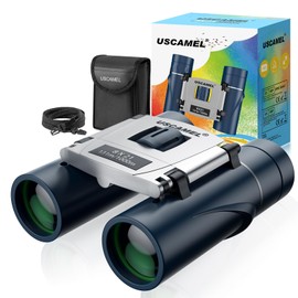 USCAMEL Binoculars Kids, Compact Binoculars Childrens, Waterproof Small Binocular For Bird Watching, Travel, Camping, Hunting