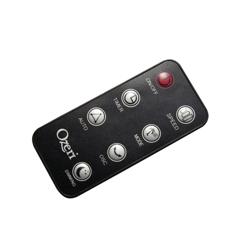 Ozeri 360 Oscillation, Micro-Blade Noise Reduction Technology Tower Fan, Black,