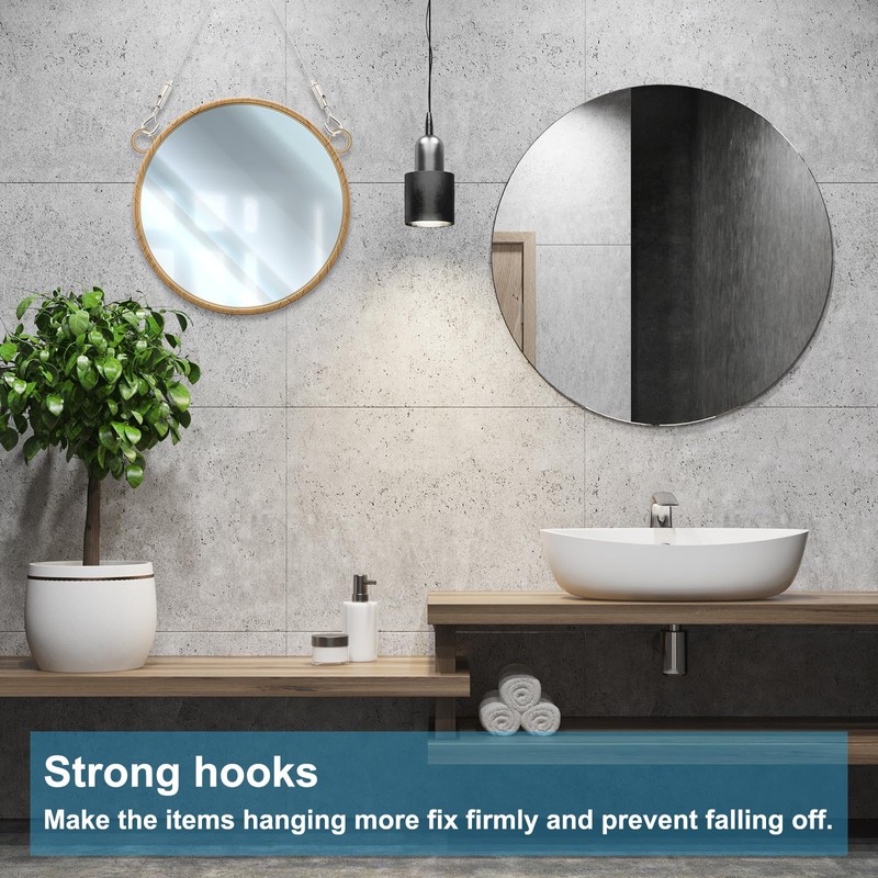 PATIKIL 8 Pcs Adjustable Picture Hanging Wire Kit, 2m/6.6ft Fit