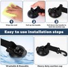 Pack of 4 Suction Cup Hooks, Vacuum Suction Hooks, Extra