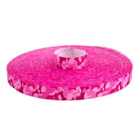 Country Brook Design - Pink Bone Camo Grosgrain Ribbon (5/8 Inch, 10 Yards)