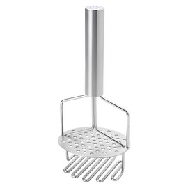 Minnhua Potato Mashers Double Layer Potato Masher Stainless Steel Potato Ricer Masher Potatoes Masher Baby Food Masher Vegetable Masher with Long Handle for Mashed Potatoes Fruits Vegetables