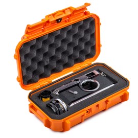 Evergreen 56 Waterproof Dry Box Protective Case with Pick & Pluck Foam - Travel Safe/Mil Spec/USA Made - for Cameras, Phones, Camping, Fishing, Hiking, Water Sports, Knives, Survival (Orange)