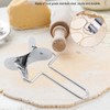 Stainless Steel Dumpling Wrapper Dough Cutter,Circle Dough Blade Roller Ravioli