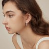 VIKILEE Women's Earrings 925 Sterling Silver Openwork Cone Shaped Chain