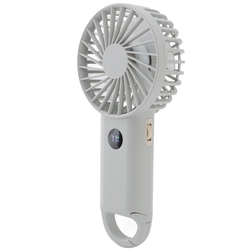 Handheld Fan Multifunction 100 Levels Stepless Speed Intelligent Digital Display