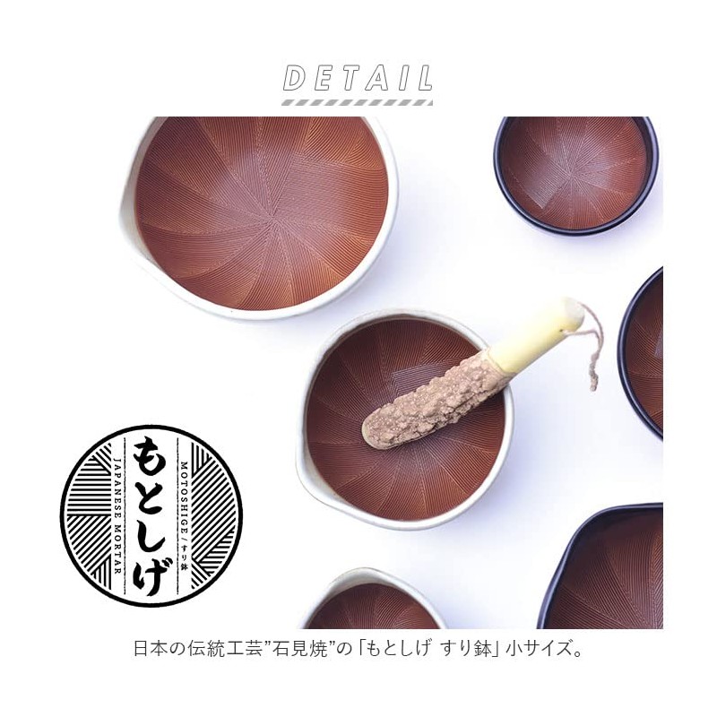 Motoshige Mortar, Small, Mortar, Black Mat