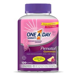 One A Day Vitaminas Prenatal Con Ácido Fólico 120 Gomitas Sabor Frutas