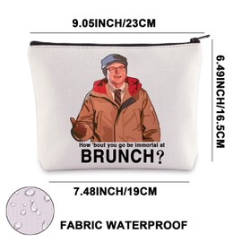WWDITS Colin Robinson Makeup Bag Colin Robinson Vampire Gifts How 'Bout You Go Be Immortal at Brunch WWDITS Merch (Brunch？UK)