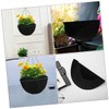 CAXUSD 6pcs Half Round Planter Liners Reusable Breathable Flower Pot