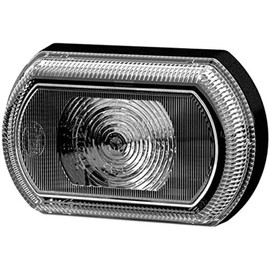 HELLA 2PF 013 323-221 Position Light - Shapeline Tech Slim - LED - 12/24V - Glued - Lens Colour: Grey - Cable: 250mm - Left Front/Right Front