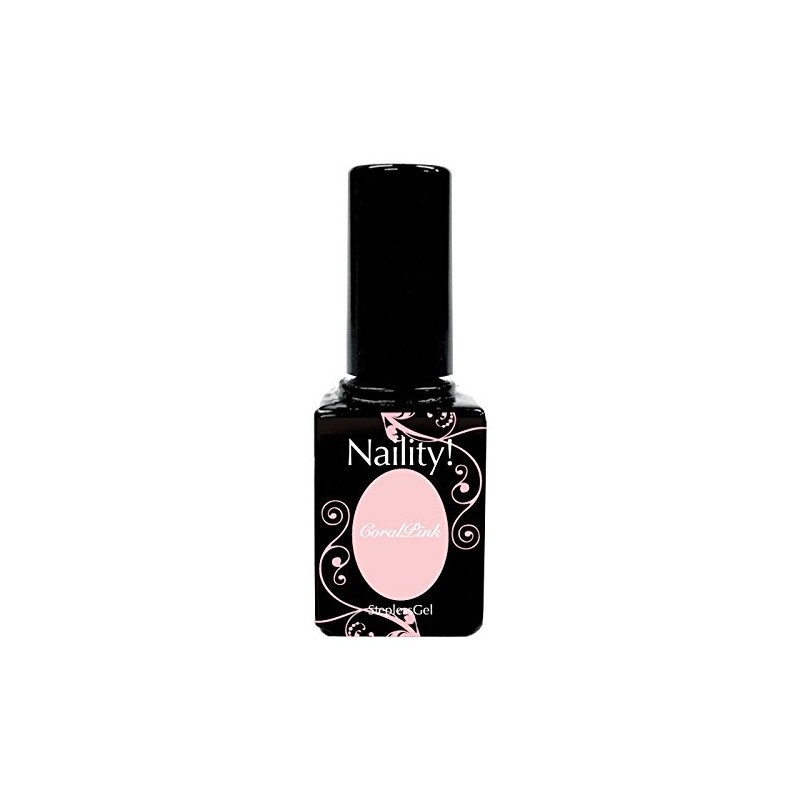 Nature! Gel Nail Stepless Gel, 175, Coral Pink, 0.2 oz