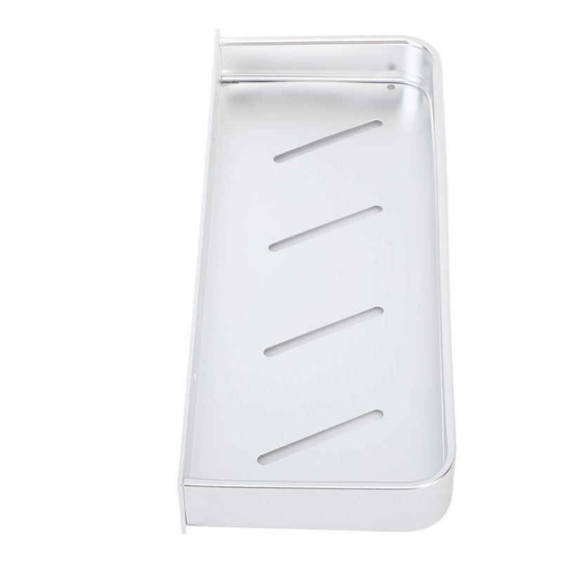 Bathroom Space Aluminum Shelf Bathroom Wall Mounted Drill Free Shelf