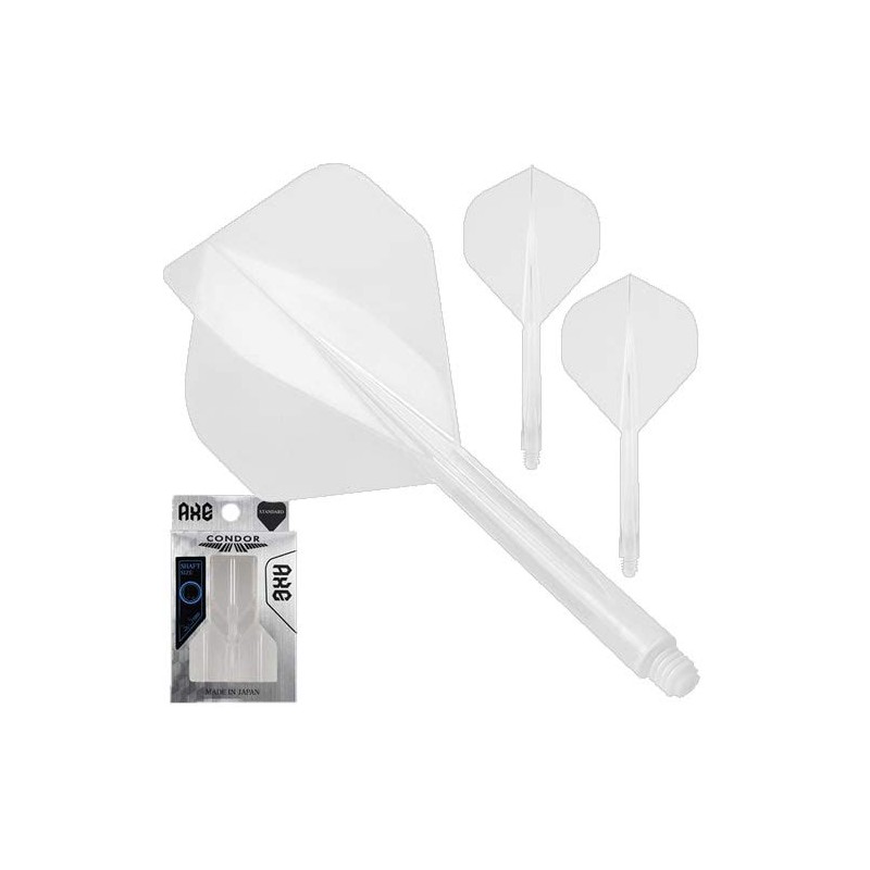 Condor Axe Std L Clear Darts Flight Condor Axe Standard