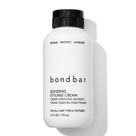 Bondbar Styling Cream for Damaged Hair, Smooths, Strengthens, Repairs all Hair Types & Textures, Vegan, CrueltyFree, 4 Fl. Oz.