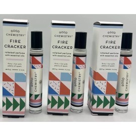 good chemistry 3PK Firecracker By Good Chemistry ~ ROLLERBALL PERFUME ~ .25 FL OZ EACH ~ NEW
