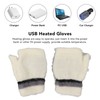 Electric USB Heated Gloves Double Side Heating Keep Warm Fingerless