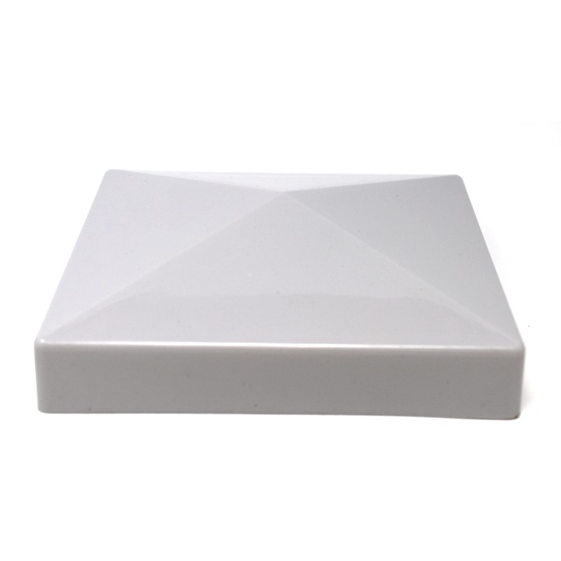 True 6x6 (155mm x 155mm) Plastic Pyramid Vinyl Fence Post