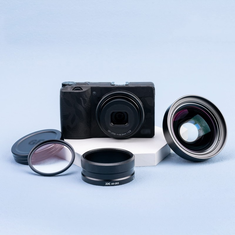 JJC Metal Lens Filter Adapter Ring Compatible with RICOH GW-4