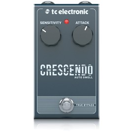 TC Electronic CRESCENDO AUTO SWELL Responsive Crescendo Pedal with 2-Knob Interface for Haunting Guitar Line Manipulation