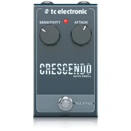 TC Electronic CRESCENDO AUTO SWELL Responsive Crescendo Pedal with 2-Knob Interface for Haunting Guitar Line Manipulation