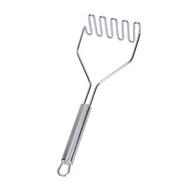 Potato Masher 1 Pack with Ergonomic Handle Heavy-Duty Vegetable Masher Dishwashable Durable Stainless Steel For Avocado, Beans, Sweet Potatoes, And, More