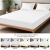 Linenwalas 100% Natural Bamboo Only Fitted Sheet With Secure Elastic