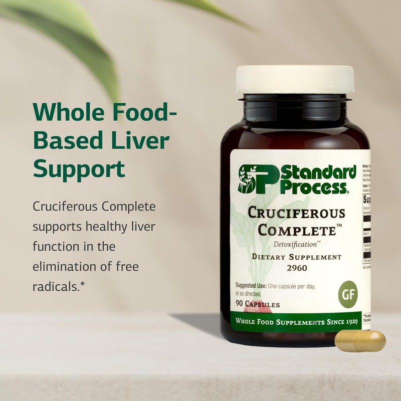 Standard Process Cruciferous Complete - Whole Food Antioxidant, Detox and