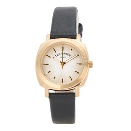 Ted Baker Ladies Black Vegan Leather Strap Watch (Model: BKPRBF3039I)