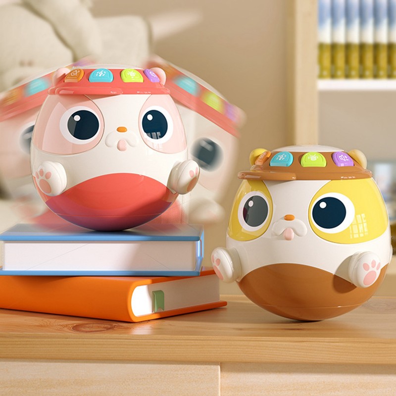 Musical Wobbling Toy Early Educational Multi Functional Electric Cartoon Wobbling