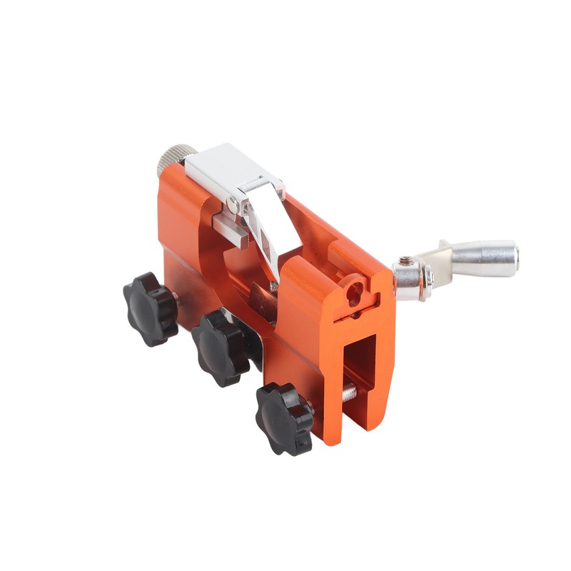Orange Hand Cranked Chainsaw Sharpener 30° Portable Manual Chainsaw Chain
