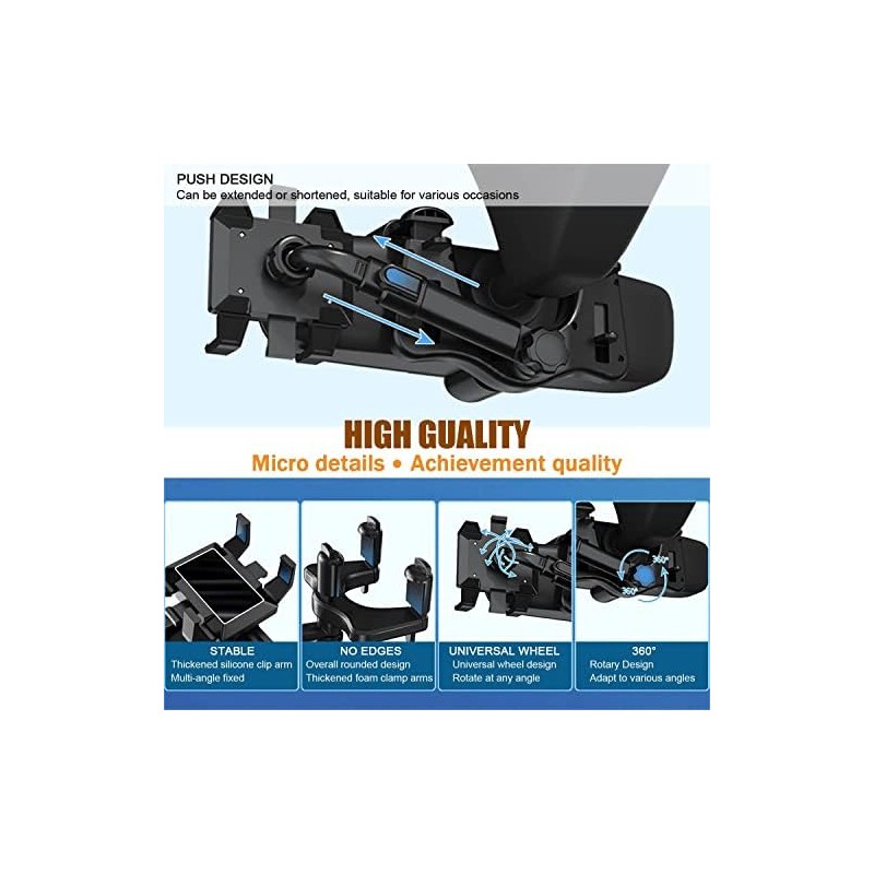 Soporte para Teléfono de Coche, Soporte Celular Auto Móvil Universal,