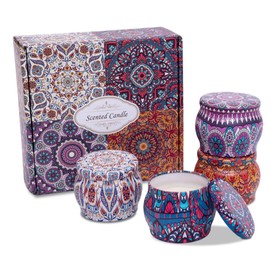 Topadorn Scented Candles Gifts Set of 4, Aromatherapy Candles for Home Scented, Mother's Day Gift