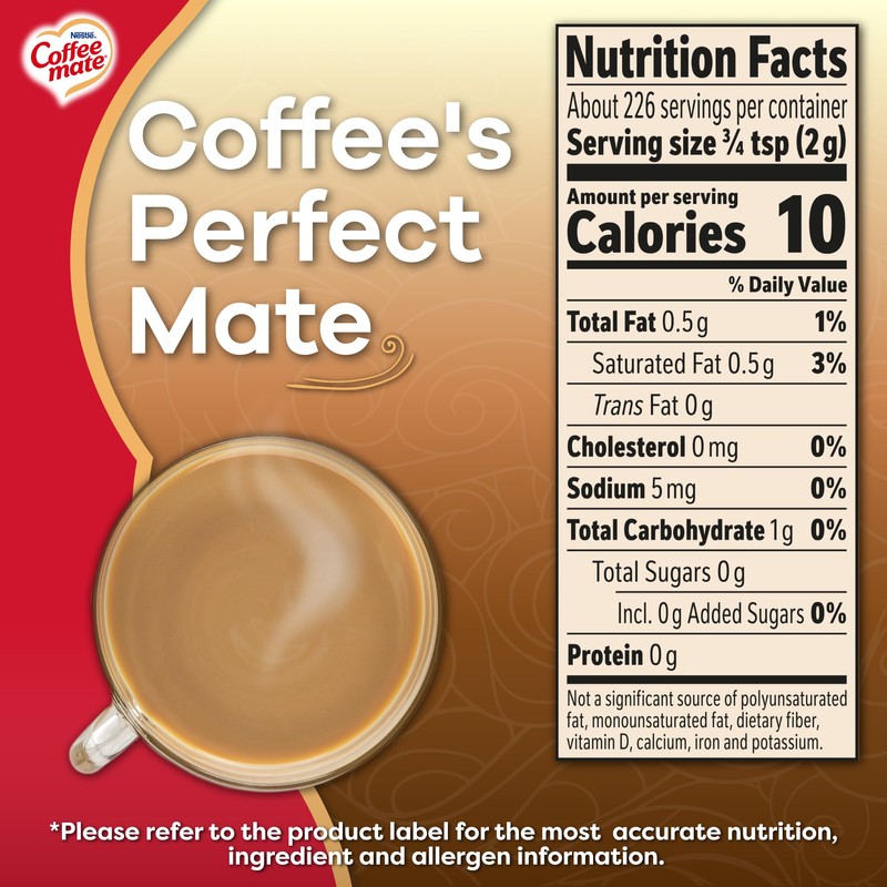 Nestle Coffee Mate Coffee Creamer Original, Pack of 12 (16