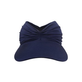 YSTrillion Visor Hat, Women's Sun Hat, Sun Protection, Beach Hat, Wide Brim, Sun Hat with UV Protection, for Sports, Golf, Tennis, Outdoor, Beach, 56-65 cm, blue