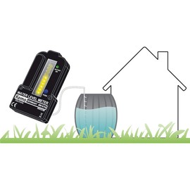 M167N set fill level display + mounting | level display for water tank, wine tank, cistern, water reservoir, septic chamber, water butt, remote measurement, water level meter + mounting screws.