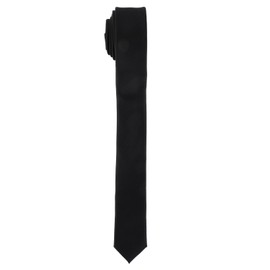 HaiFafafaing Tie Black Classic Black Tie Men's Elegant Adjustable Ties Formal Black Ties for Business Weddings Formal Events