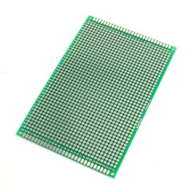 DollaTek 2PCS (8 x 12cm) PCB Board Universal Double Sided Prototyping Breadboard Panel Circuit Board for DIY Soldering