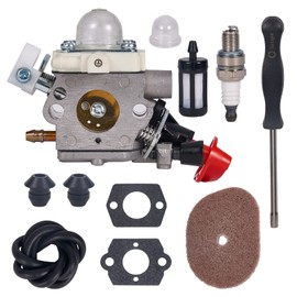 Mikatesi 4144 120 0608 FS56RC Carburetor Kit for Stihl C1M-S267A FS40 FS50 FS56 FS70 FS40C FS50C FC56 FC70 FS 70 RC E FS 56 C·E HT 56 C·E FC 56 C-E Trimmer Weed Eater Carb Replaces 4144-120-0608