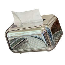 Acouto Tissue Box Cover Large Capacity Rectangle Vintage Holder Napkin Dispenser for Home Office Living Room - Bathroom or Kitchen Retro Car RV Decorative to Keep Your Space Organized